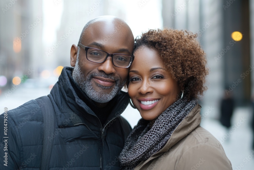 A man and a woman posing for a photo shoot A man and a woman posing for a photo shoot