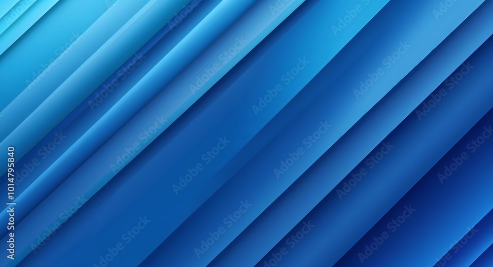 Fototapeta premium Blue gradient lines forming a modern abstract background for business