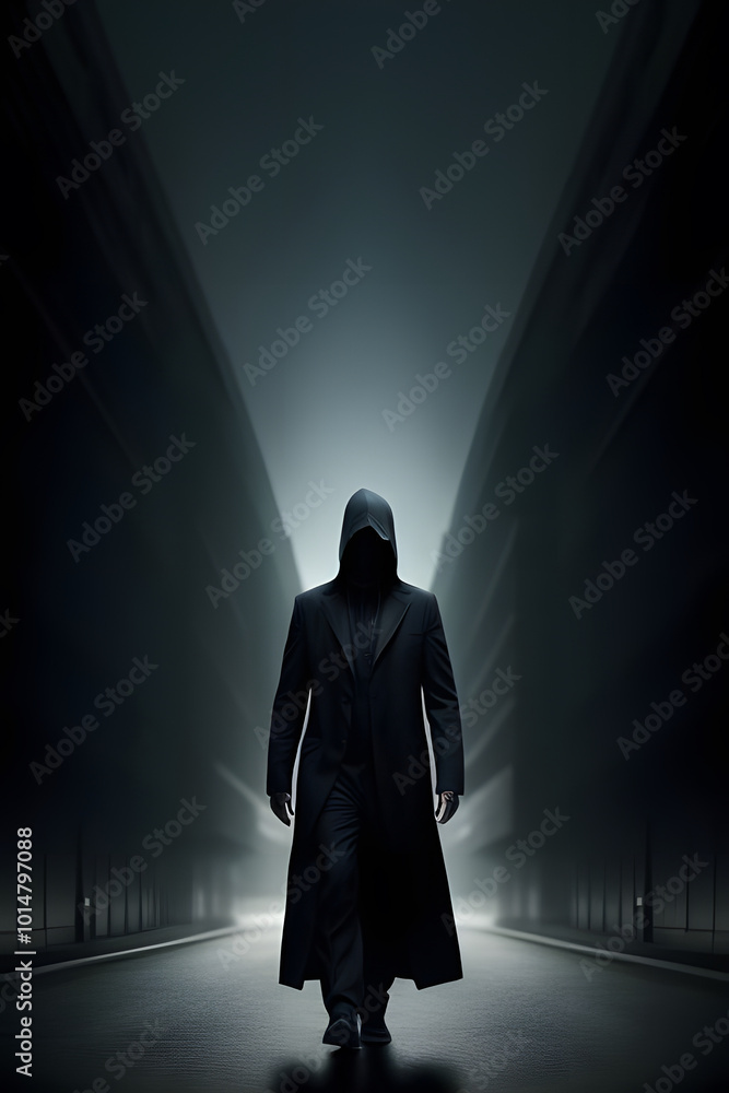 A mysterious figure in a black hooded cloak with a mask, set against a dark background. The eyes are visible and intense, creating a sense of intrigue and anonymity. A mysterious figure in a black hooded cloak with a mask, set against a dark background. The eyes are visible and intense, creating a sense of intrigue and anonymity.