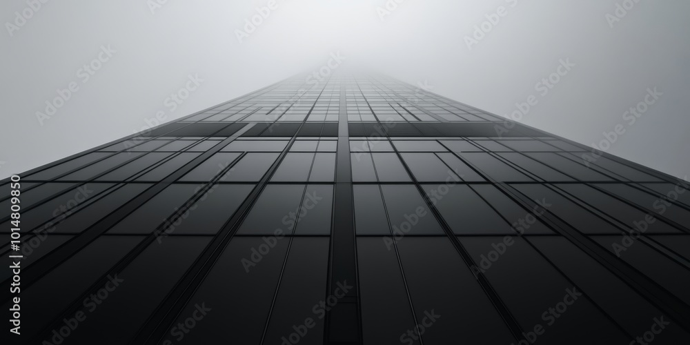 Futuristic skyscraper with a minimalist design, surrounded by copy space. Futuristic skyscraper with a minimalist design, surrounded by copy space.