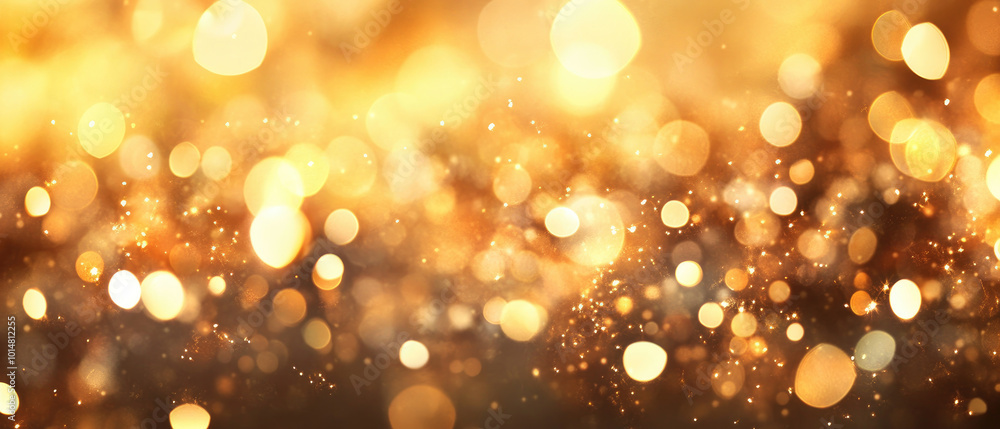Golden bokeh lights create a vibrant, festive atmosphere, perfect for celebrating the joy and warmth of the Christmas season. Golden bokeh lights create a vibrant, festive atmosphere, perfect for celebrating the joy and warmth of the Christmas season.