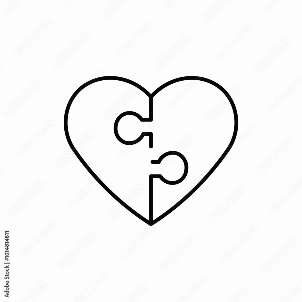 hearth puzzle icon sign vector hearth puzzle icon sign vector