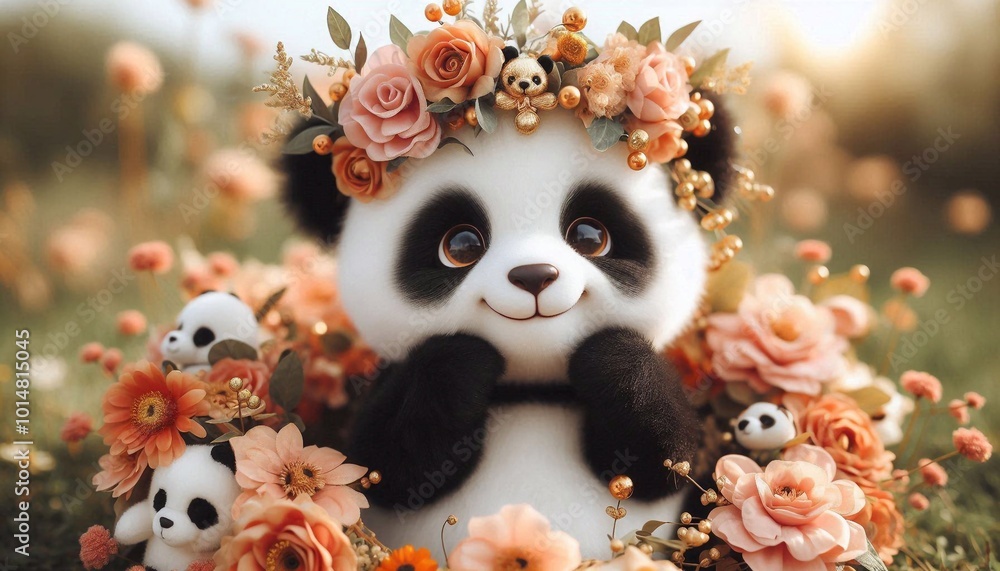 niedlicher Pandabär niedlicher Pandabär
