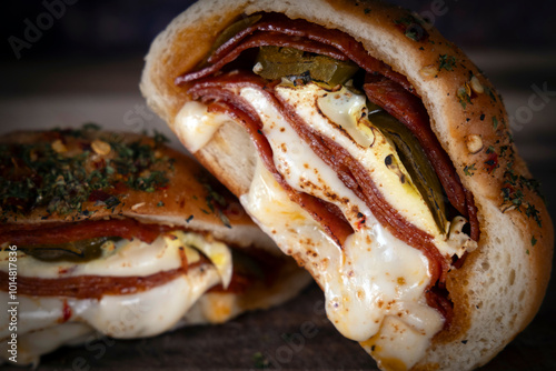 Photos Warm melting pizza roll, hot pocket, or pepperoni roll
