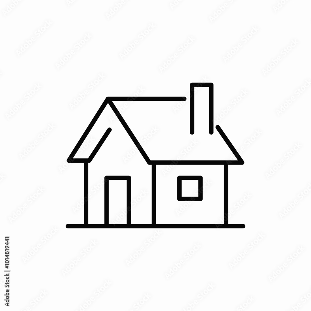 home real estate house icon sign vector home real estate house icon sign vector