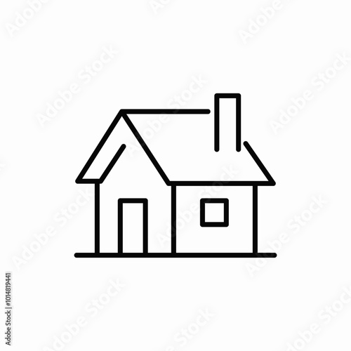 home real estate house icon sign vector
