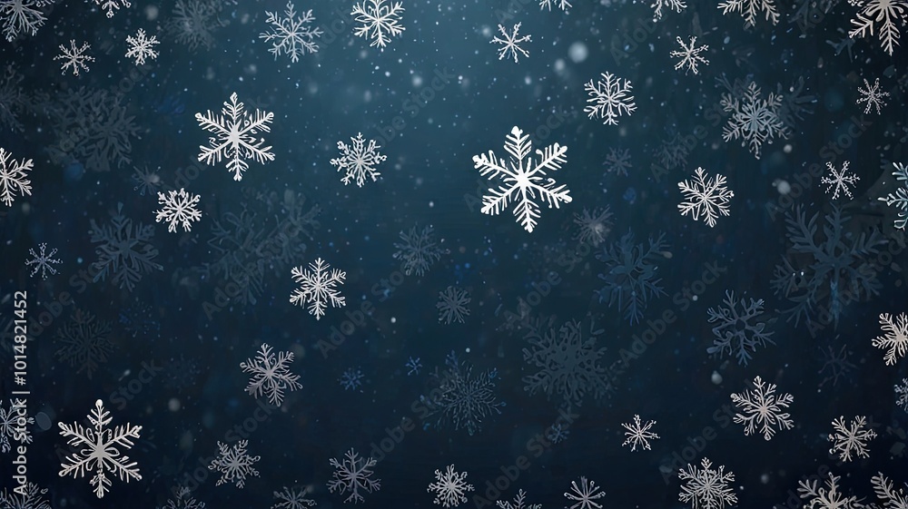 Winter Snow Snowflake Illustration Texture blue background Winter Snow Snowflake Illustration Texture blue background