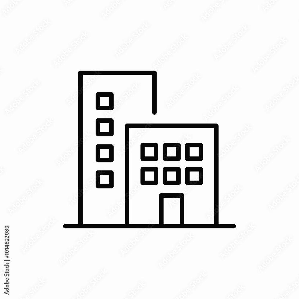 apartments building icon sign vector apartments building icon sign vector