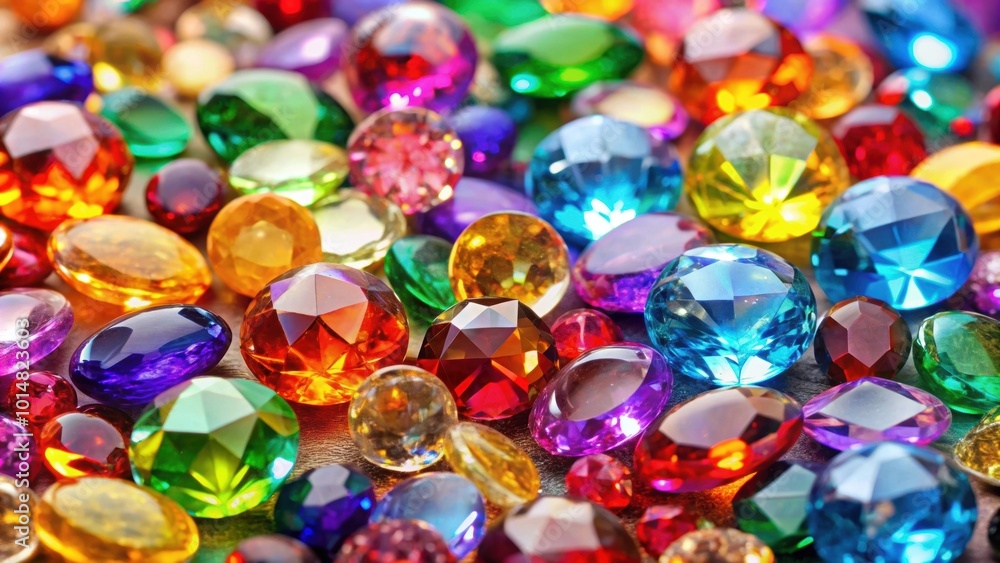 Collection of shining acrylic jewels in different colours isolated on background, shiny, acrylic, jewels, colorful Collection of shining acrylic jewels in different colours isolated on background, shiny, acrylic, jewels, colorful