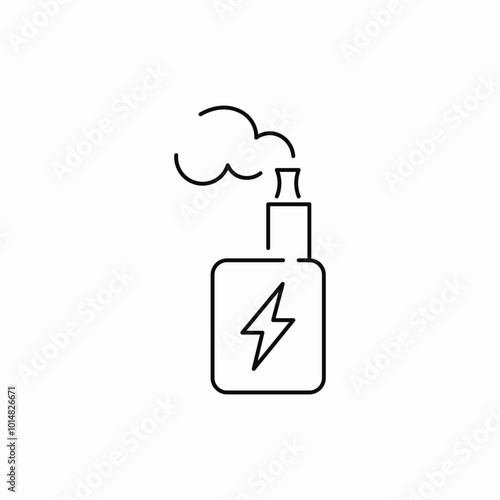 vape electron cigarette icon sign vector