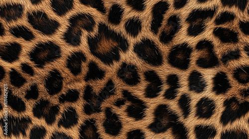 Leopard Print Pattern Close-Up