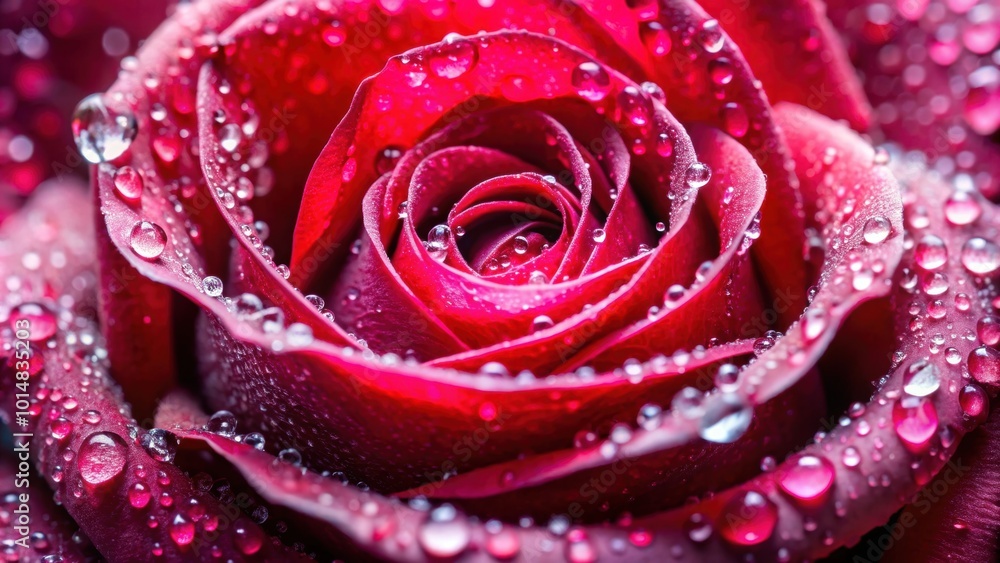 Macro shot of a rose covered in water drops, rose, flower, water drops, close-up, macro, wet, nature, garden, beauty, dew Macro shot of a rose covered in water drops, rose, flower, water drops, close-up, macro, wet, nature, garden, beauty, dew