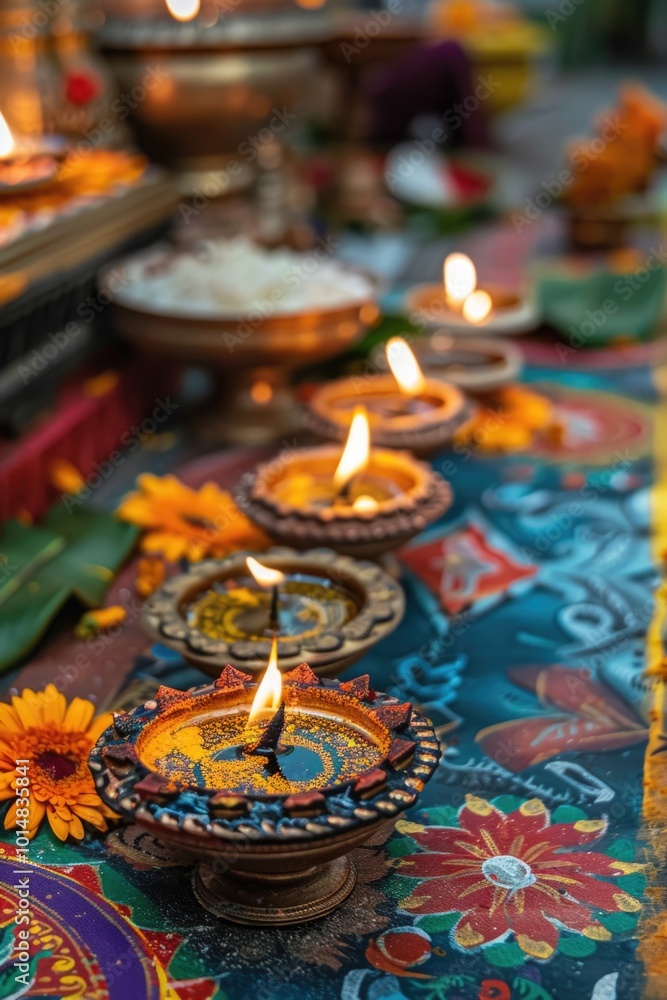 Group of candles placed on a table, great for background or still life photography Group of candles placed on a table, great for background or still life photography