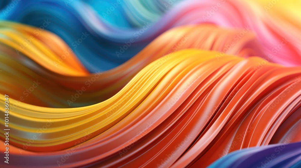 Abstract colorful wavy background. Abstract colorful wavy background.