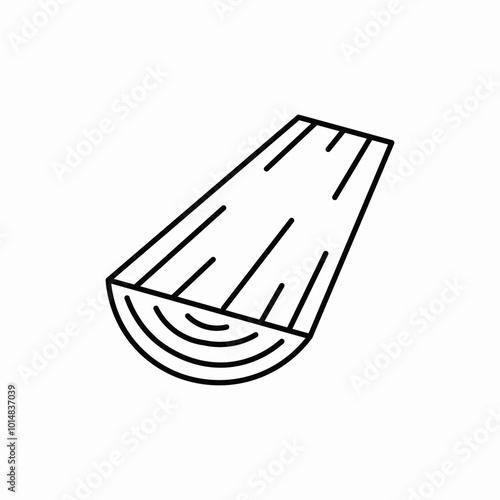 wood plank icon sign vector