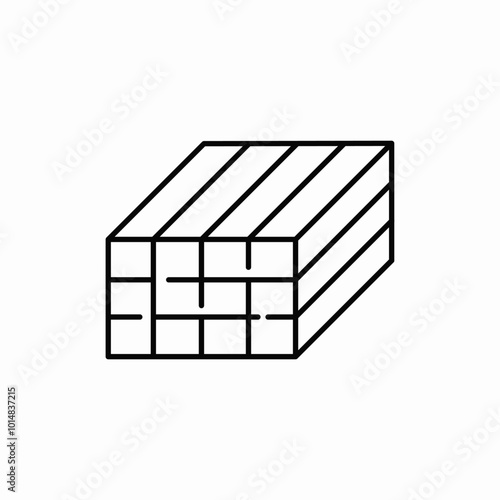 wood wooden plank icon sign vector