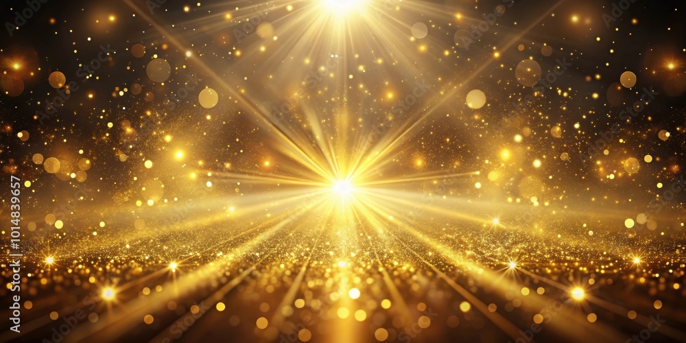 Golden light beams and particles creating a mesmerizing abstract background, golden, light, beams, particles Golden light beams and particles creating a mesmerizing abstract background, golden, light, beams, particles