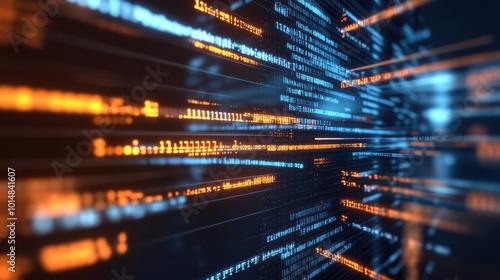 Obraz na płótnie Code development - programming and software creation
