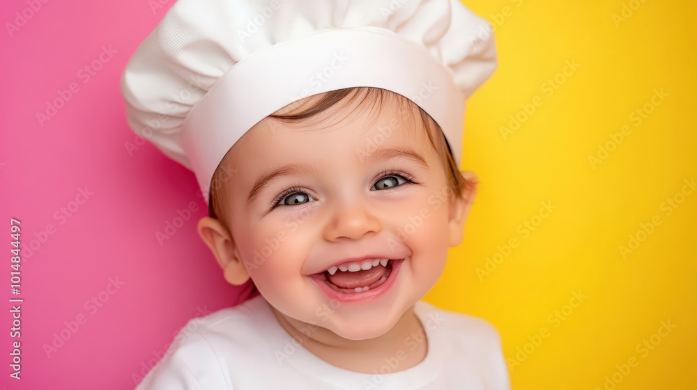 Portrait of the little boy in a suit of the cook sculpts dough. Baby make dinner in chef suit. Cooking concept with free text space - copy space
Portrait of the little boy in a suit of the cook sculpts dough. Baby make dinner in chef suit. Cooking concept with free text space - copy space