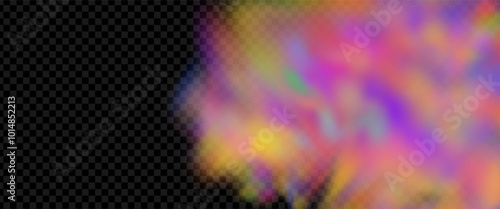 Background of an explosion of colorful smoke clouds.Multicolor fog with blue and yellow particles.Explosions of color powder.