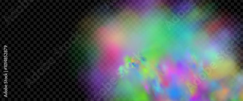 Background of an explosion of colorful smoke clouds.Multicolor fog with blue and yellow particles.Explosions of color powder.