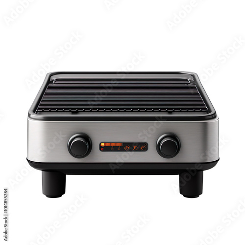 Electric grill isolated on transparent background photo