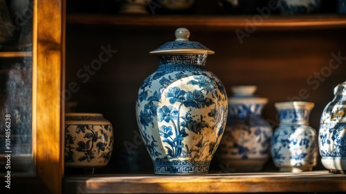 Blue and White Porcelain Vases