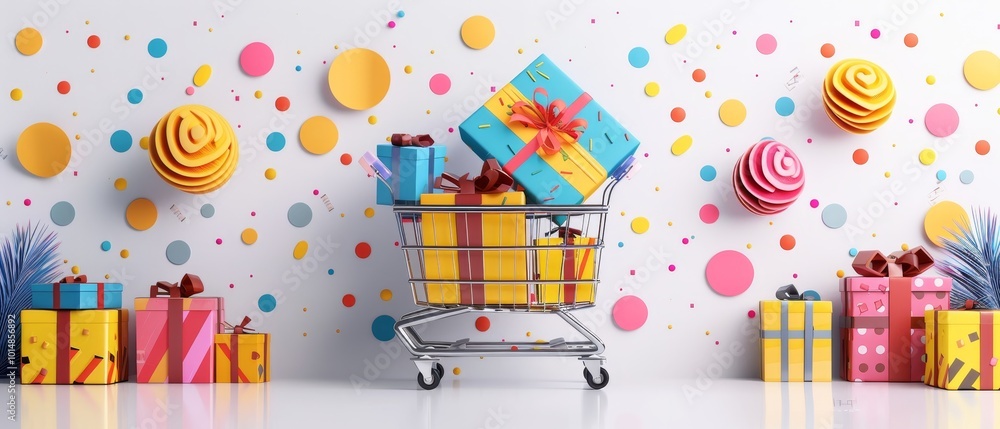 Exciting Black Friday Sale with Colorful Gifts and Decor Exciting Black Friday Sale with Colorful Gifts and Decor