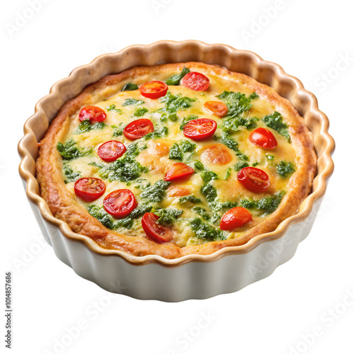 Delicious pizza served on wooden table on transparent background