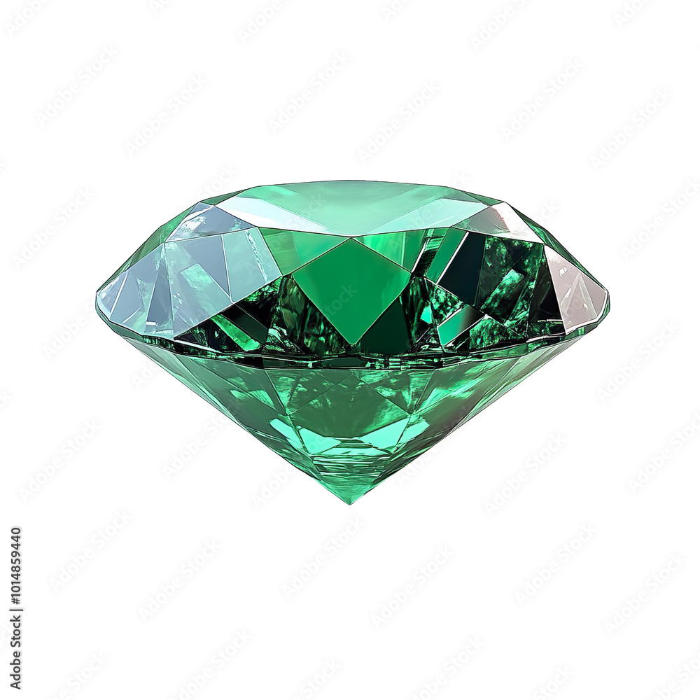 emerald gemstone isolated on transparent background emerald gemstone isolated on transparent background