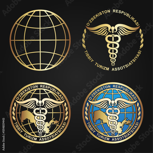 Medical Tourism Association. Illustration, vector graphic.