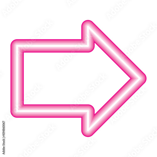neon arrow pointing to the right