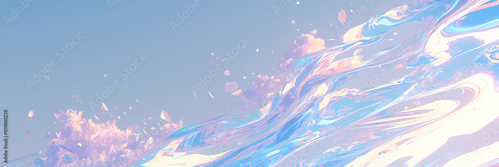 Abstract Nature Wallpaper – Water and Sky Inspired Background for a Calm Atmosphere Abstract Nature Wallpaper – Water and Sky Inspired Background for a Calm Atmosphere
