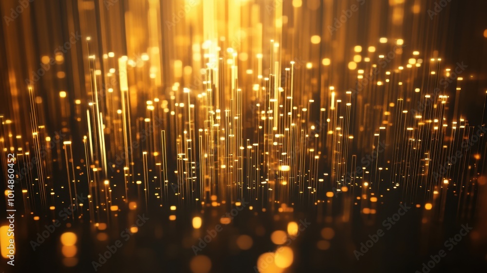 Digital golden financial graph representing currency and stock market growth in the global economy. Digital golden financial graph representing currency and stock market growth in the global economy.