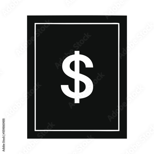  Vector icons for financial and accounting business on a white background