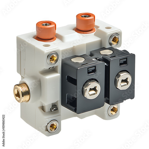 Minilec Phase Failure Relay isolated on a transparent background.