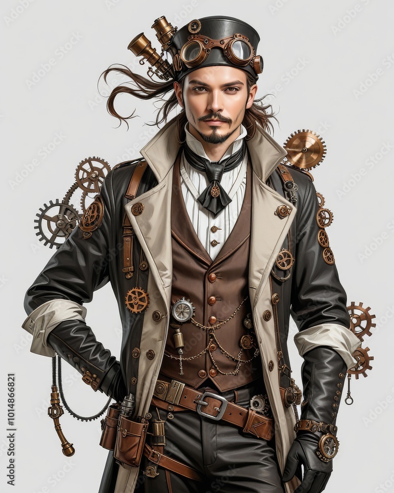 Fototapeta premium Steampunk Innovator