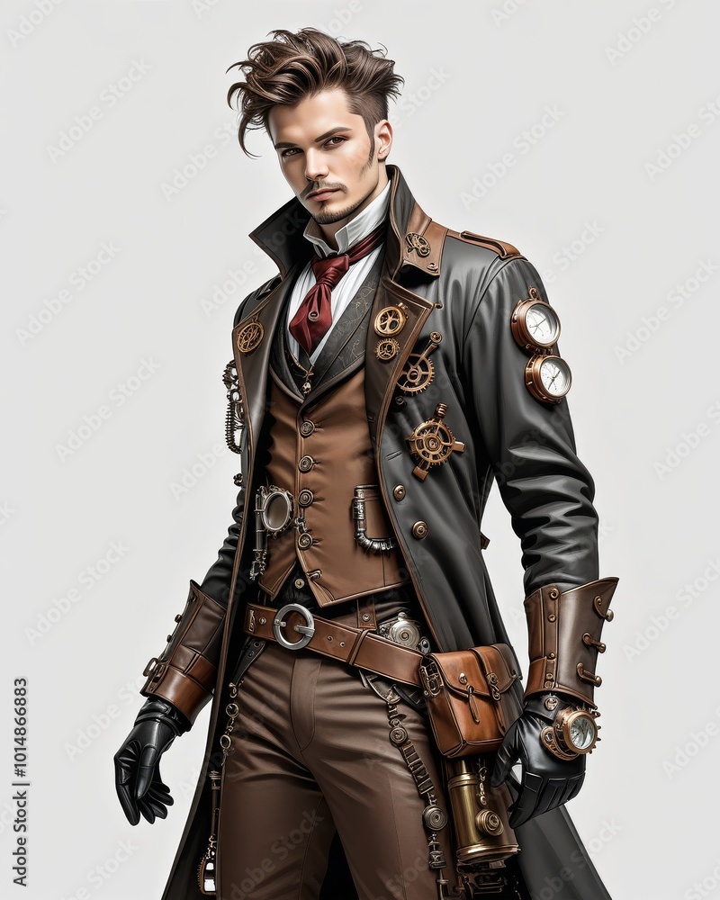 Fototapeta premium Steampunk Innovator