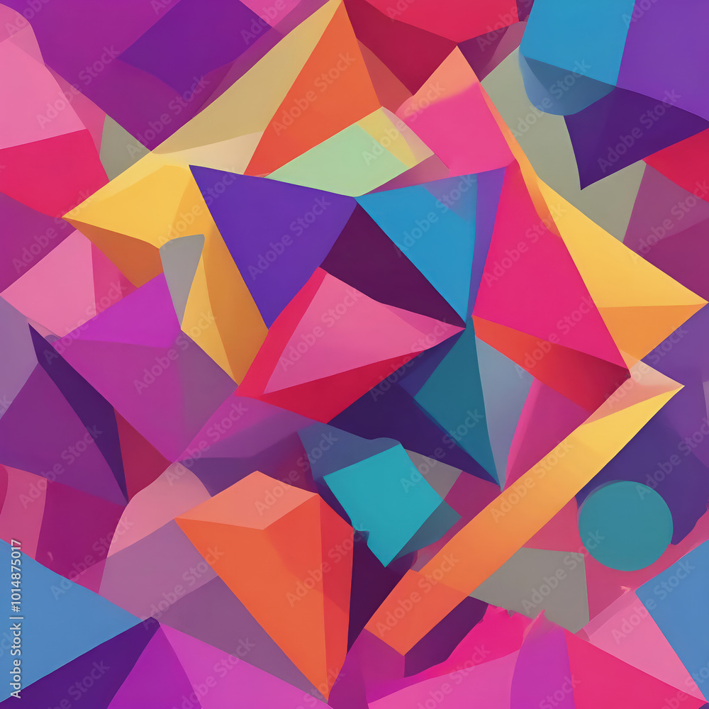 Contemporary Art Illustration with Blue and Red Flowing Design Elements Contemporary Art Illustration with Blue and Red Flowing Design Elements