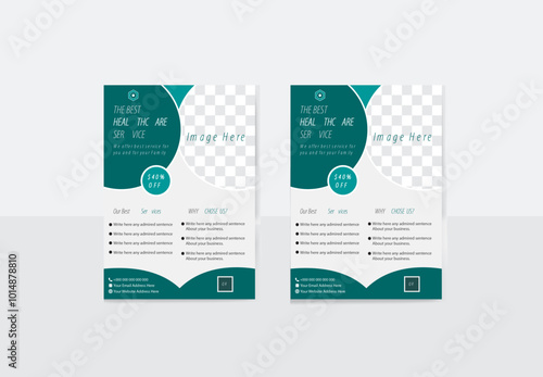 Modern Medical Flyer Design Template, 
Professional Poster Design For Medical.