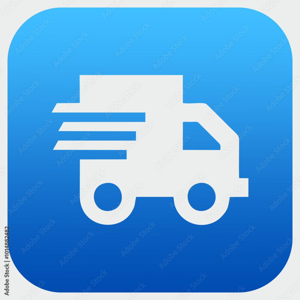 Obraz premium fast delivery icon