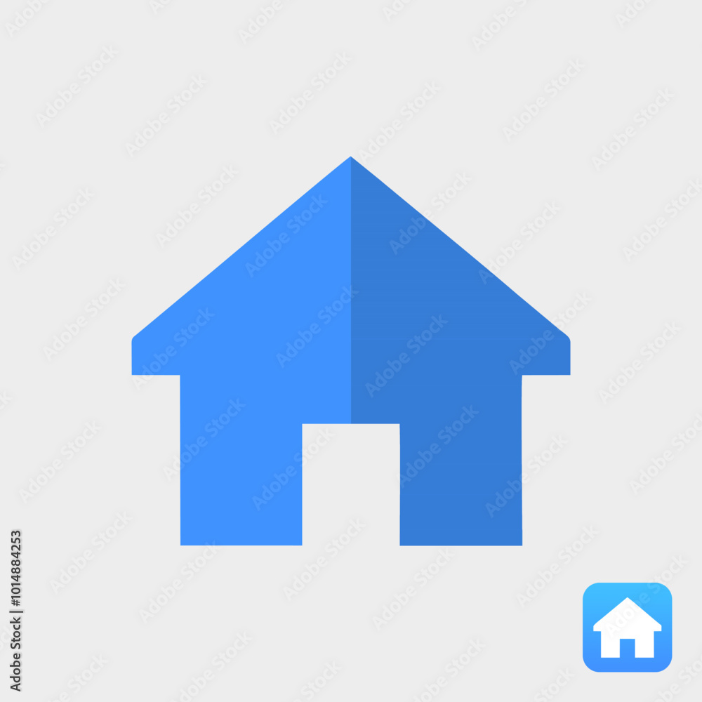 blue house icon blue house icon
