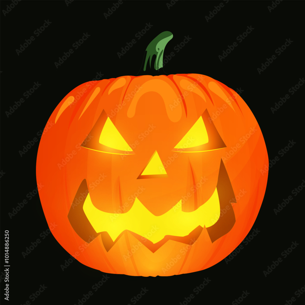 Fototapeta premium halloween scary pumkin
