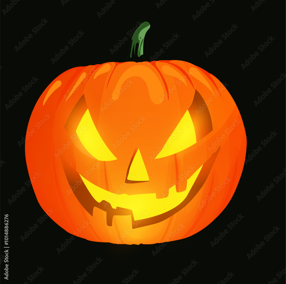 Fototapeta premium halloween scary pumkin
