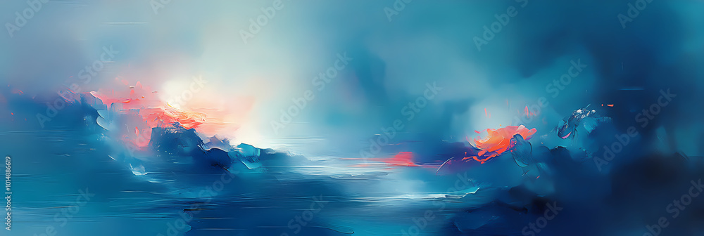 Abstract Nature Wallpaper – Water and Sky Inspired Background for a Calm Atmosphere Abstract Nature Wallpaper – Water and Sky Inspired Background for a Calm Atmosphere