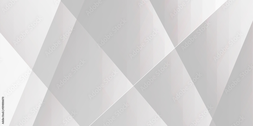 Abstract simple grey white 3D hi-tech polygonal corporate background. COLOR vector gradient abstract background design. Abstract white and gray texture line shadow shape background. white pattern. 