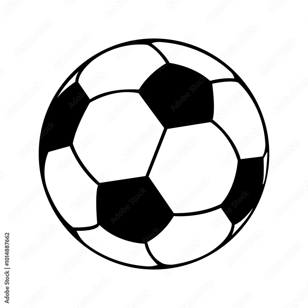© ahmad - Soccer ball or football flat icon for sports apps and websites. Vector illustration.