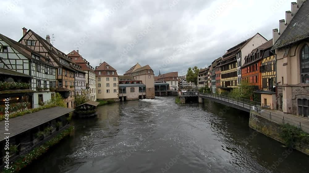 View of Strasbourg city. Beginning of autumn. View of Strasbourg city. Beginning of autumn.