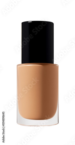 face foundation cream isolated on a white background. cutout PNG file on a transparent background. PNG format, Mockup for graphic design.