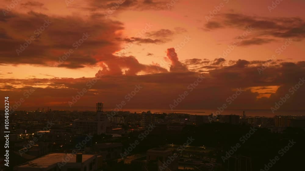 街の風景 4K 夕方から夜 color 街の風景 4K 夕方から夜 color
